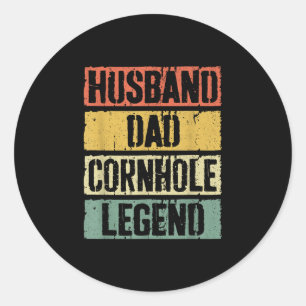 Adesivo Marido Pai Cornhole Legenda