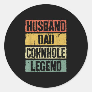 Adesivo Marido Pai Cornhole Legenda