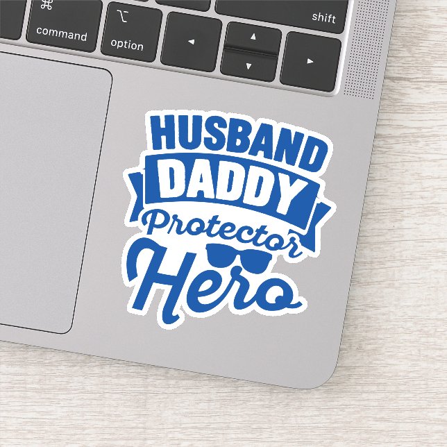 Adesivo Marido. Pai. Protetor. Foto Principal. (Detalhe)
