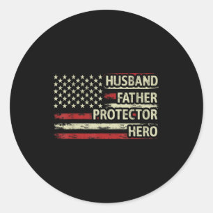 Adesivo Marido Pai Protetor Herói Homem