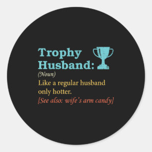 Adesivo Marido Troféu Humor Definição Marido