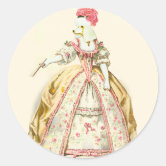 Adesivo Marie Antoinette Poodle