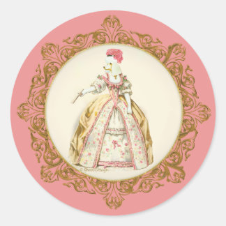 Adesivo Marie Antoinette Poodle