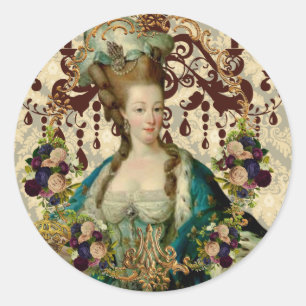 Adesivo Marie Antoinette, selos de envelopes