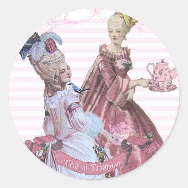 Adesivo Marie Antoinette Tea em Trianon Seals (Frente)
