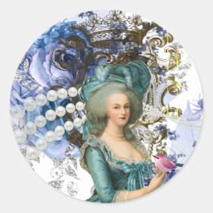 Adesivo Marie Antoinette, Última Rainha da França, Selos