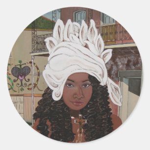 Adesivo Marie Laveaux no bairro francês