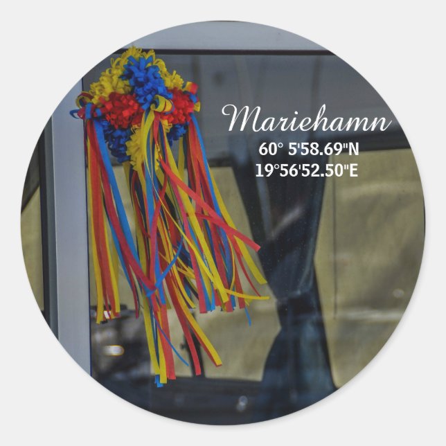 Adesivo Mariehamn, Åland (Frente)