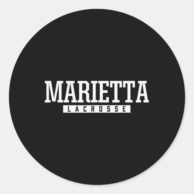 Adesivo Marietta Segundo grau Lacrosse (Frente)