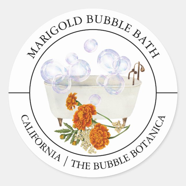 Adesivo Marigold Bubble Bath (Frente)