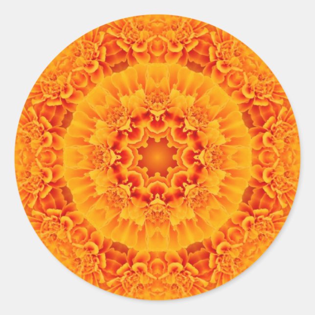 Adesivo Marigold Mandala (Frente)