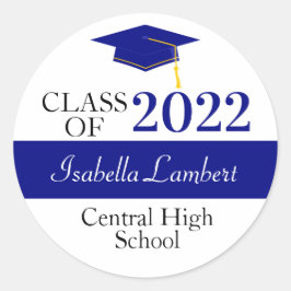 Adesivo Marinho Azul Festa de formatura Favoritos