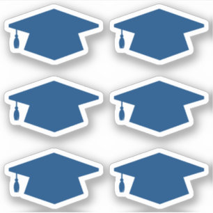 Adesivo Marinho  Azul Graduação Formando Envelope Selagem 