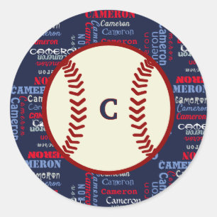 Adesivo Marinho Azul Monograma Nome Presente Crianças Beis