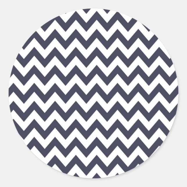Adesivo Marinho Blue Chevron Stickers (Frente)