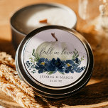 Adesivo Marinho Blue Floral Pumpkin Casamento<br><div class="desc">Obrigado seu casamento e chás de panela convidados com esse obrigado...  você favorece adesivos. Este design apresenta uma abóbora branca rústica aninhada num buquê de marinhos pintados a aquarelas e verde-esmagadora. As fontes clássicas elegantes unem este design. Veja a coleção inteira para mais itens correspondentes!</div>