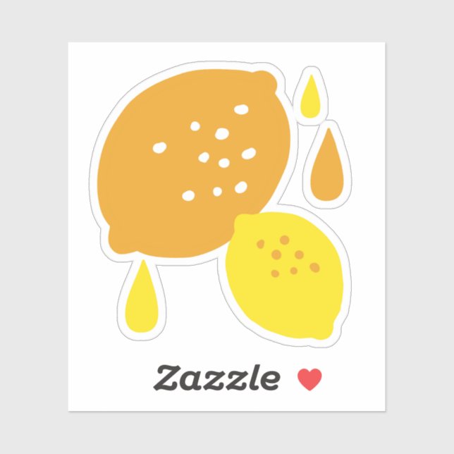 Adesivo Marinho Blue Lemon Art - Refrescando o Citrus Desi (Folha)