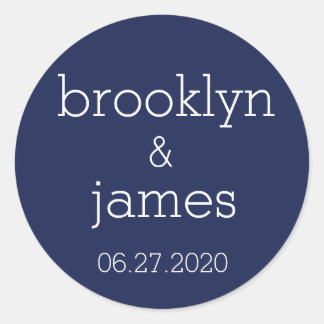 Adesivo Marinho Blue Modern Weds Stickers