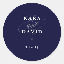 Adesivo Marinho | Casamento Elegante