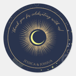 Adesivo Marinho Cósmico Azul Noite Estrelada Mística Azul