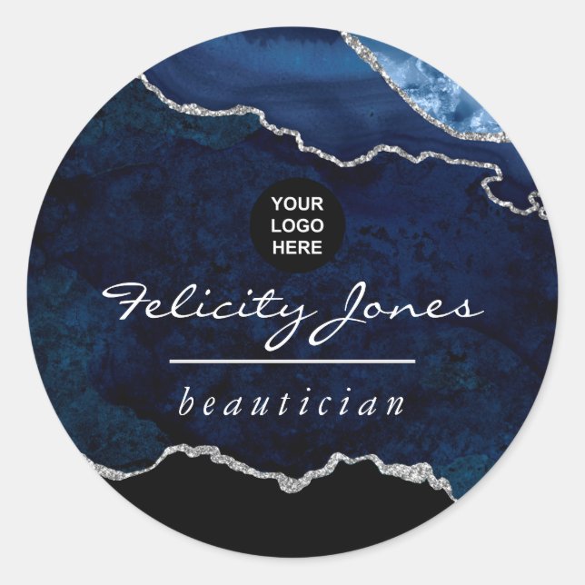 Adesivo Marinho e placa de Precioso de velocidade prata (Frente)