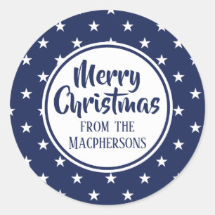 Adesivo Marinho Estrelas Vinhetas de Natal