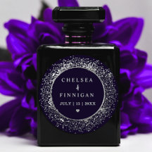 Marinho Moderno - Azul E Glitter Prateado