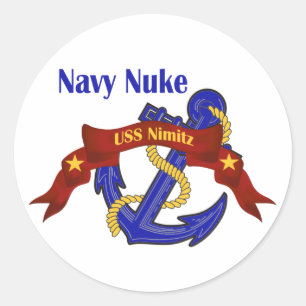 Adesivo Marinho Nuke ~ USS Nimitz