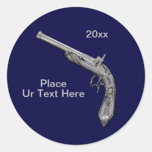 Adesivo Marinho Personalizado de Apresentação de Armas de 