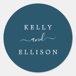 Adesivo Marinho, primavera, selos azuis e brancos