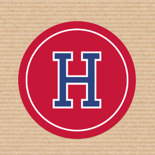 Adesivo Marinho Retroativo Personalizado Vermelho Negrito