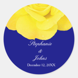 Adesivo Marinho Rosa Amarelo Azul Casamento Floral Legal Ú