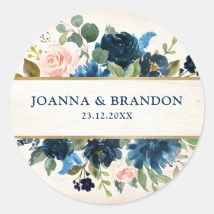 Adesivo Marinho Vermelho Floral Russo Boho Obrigado