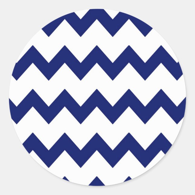 Adesivo Marinho White Chevrons Sticker (Frente)