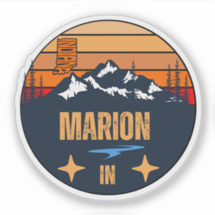 Adesivo Marion, Indiana