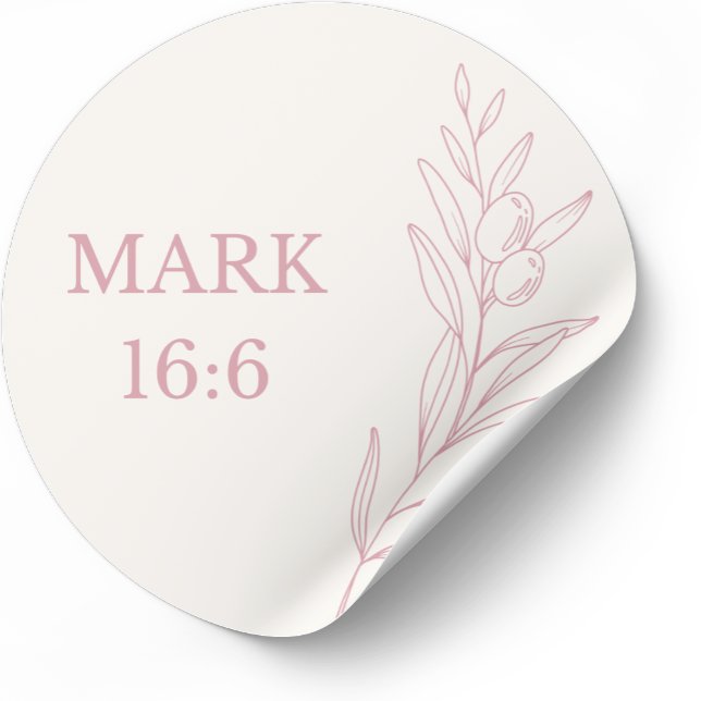 Adesivo Mark 16:6 Bible Verse Sticker (Criador carregado)