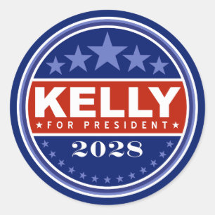 Adesivo Mark Kelly Presidente 2028