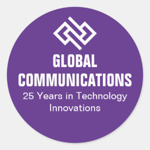 Adesivo Marketing Comercial de Computador Roxo Personaliza