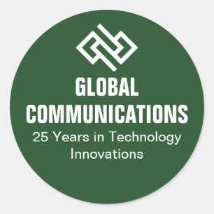 Adesivo Marketing de Negócios de Computador Verde Personal