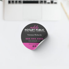 Adesivo Marketing de Negócios Públicos de Notícias a Preto