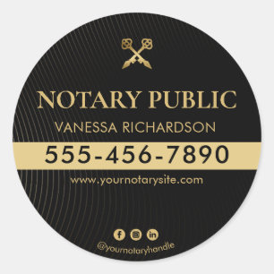 Adesivo Marketing Dourado de Notícias Móveis, Canetas Pret