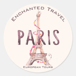 Adesivo Marketing/Embalagem bonito Paris/Europa