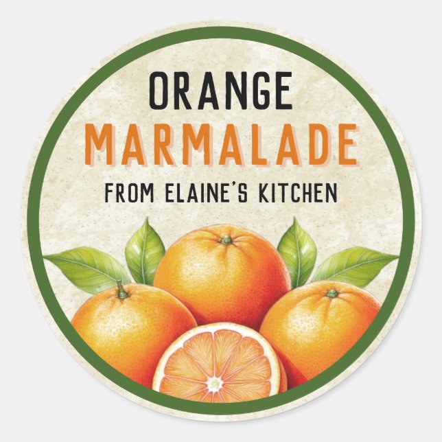Adesivo Marmelada de laranja (Frente)