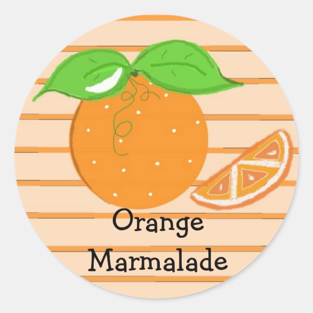 Adesivo Marmelada de Laranja (Frente)