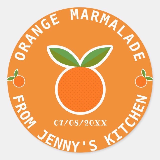 Adesivo Marmelada de Laranja (Frente)