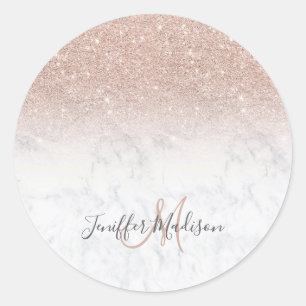 Adesivo Mármore branco, branco, cor-de-rosa-rosa, brilhant