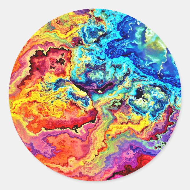 Adesivo Mármore colorido brilhante (Frente)