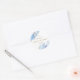 Adesivo mármore de tinta azul Primeira Comunhão Santa (Envelope)