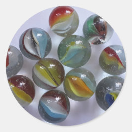 Adesivo Mármores de Olhos de Brinquedo Vintage