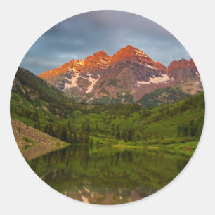 Adesivo Maroon Bells Reflete No Calm Maroon Lake 3